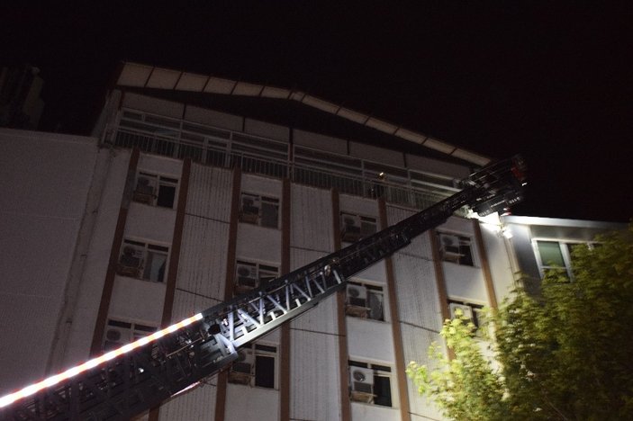 Malatya’da otel yangını