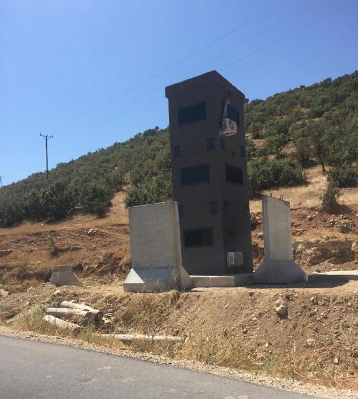 Diyarbakır-Mardin karayoluna zırhlı güvenlik kuleleri