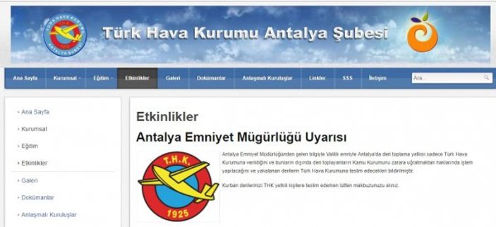 Antalya'da kurban derilerini THK'ya bağışlama zorunluluğu