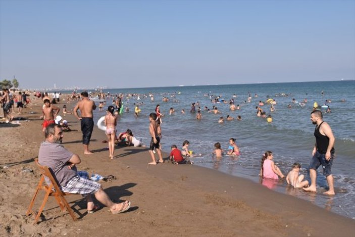Akdeniz'de sıcak hava bunaltıyor