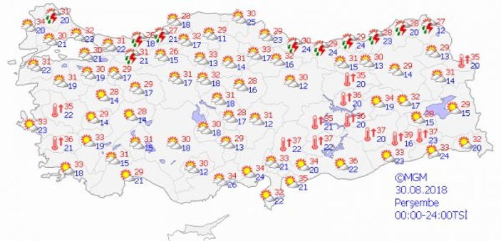 Meteorolojiden sağanak yağış uyarısı