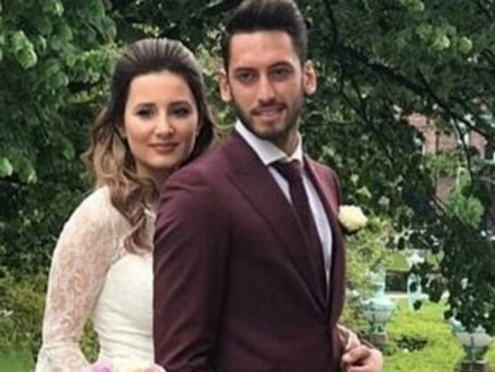 Hakan Çalhanoğlu'nun bebeği göründü