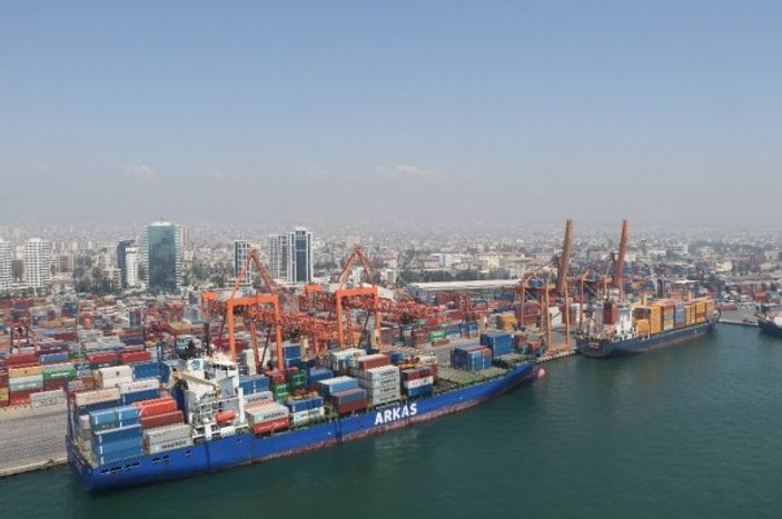 Mersin Limanı’nda yük trafiği 2,9 milyon tona yükseldi
