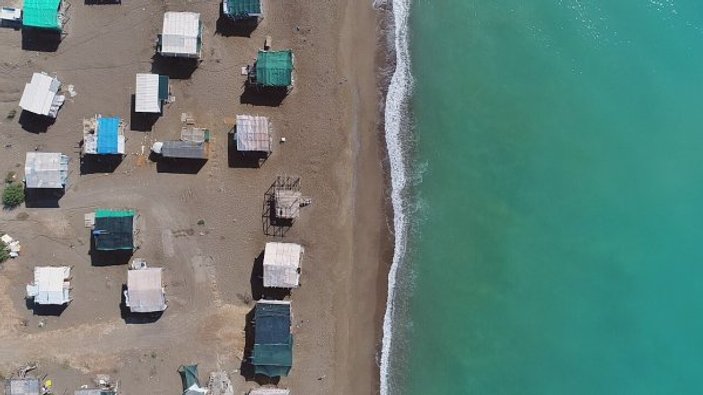 Antalya’da denize sıfır obalarda ücretsiz tatil