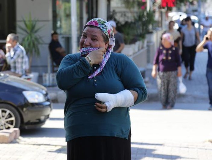 Antalya'da korna sesini duymayan kadını darbettiler
