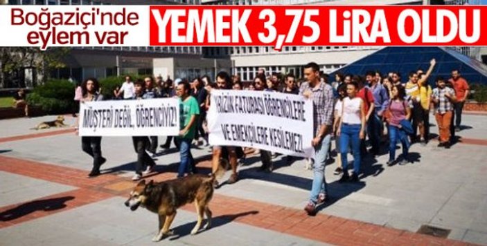 Boğaziçi'nde karma yurtların bölünmesi protesto ediliyor