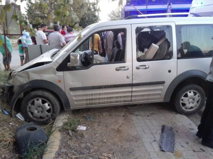 Denizli'de trafik kazası: 6 yaralı