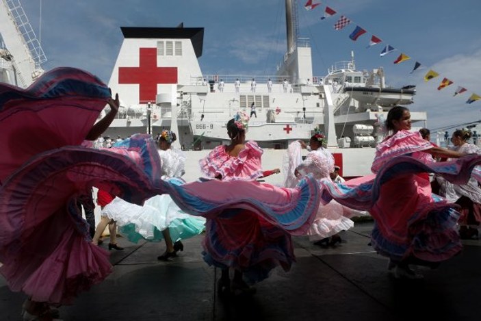 Çin'den Venezuela'ya yüzen hastane