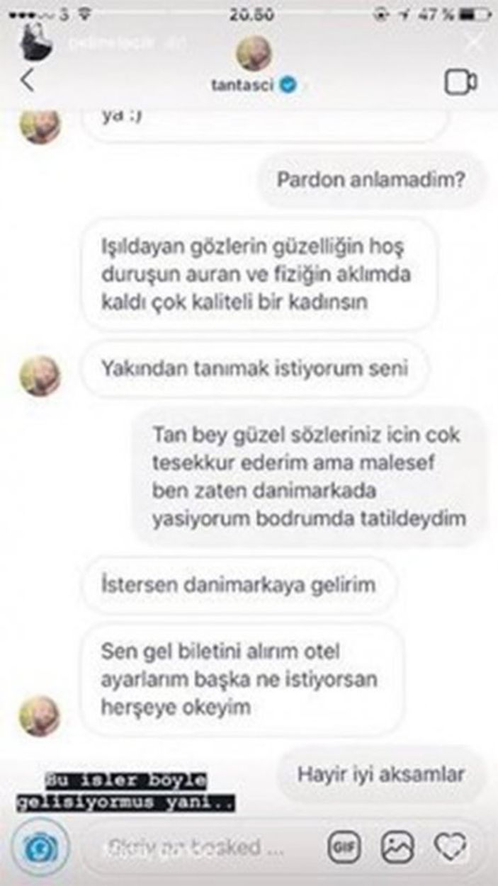 Tan Taşçı'ya taciz iddası