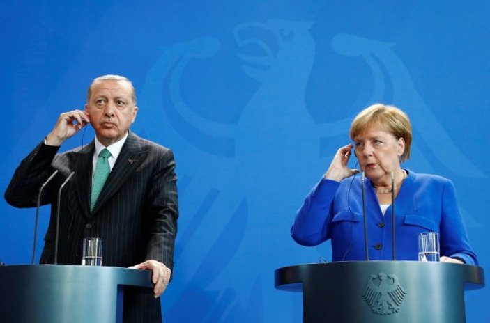 Merkel ve Erdoğan'ın ortak basın toplantısı
