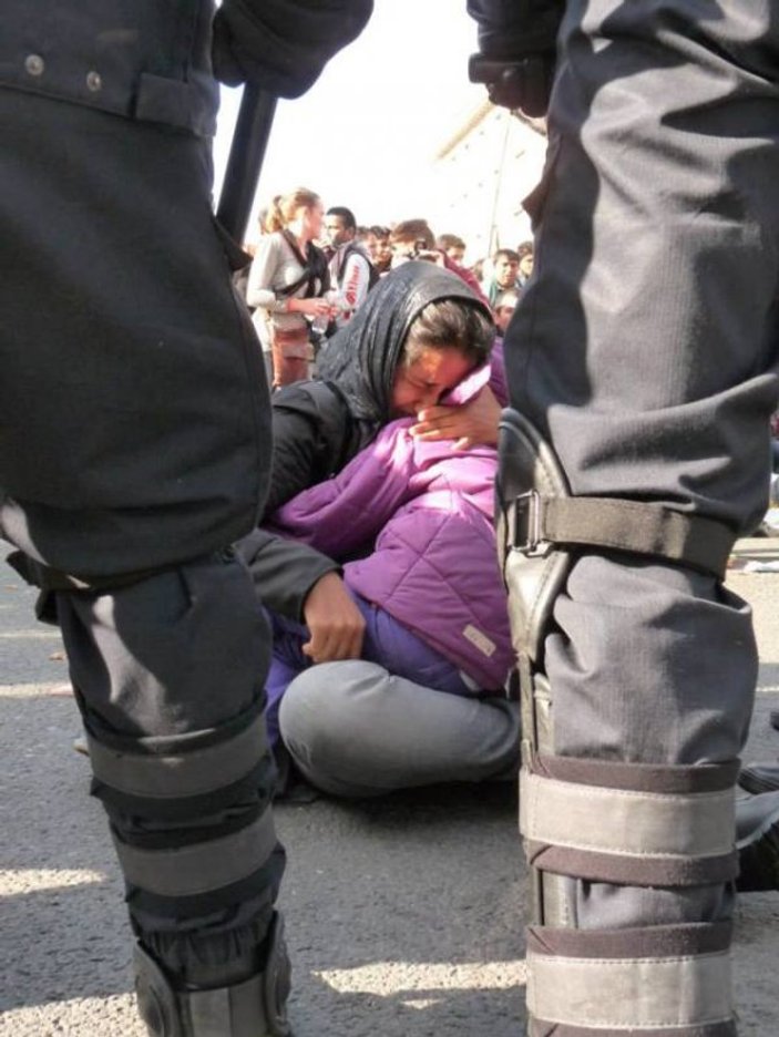 Belçika'da mültecilere polis şiddeti
