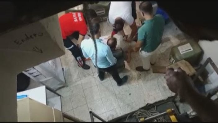 Adana'da halatı kopan asansördeki bir kişi yaralandı