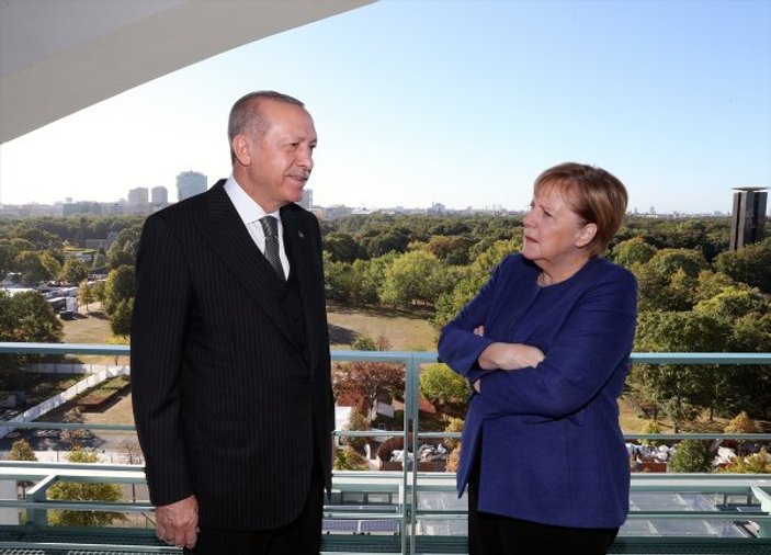 Erdoğan ile Merkel kahvaltıda buluştu