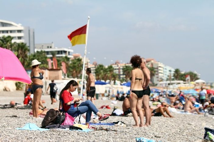 Antalya’da yazdan kalma günler yaşanıyor
