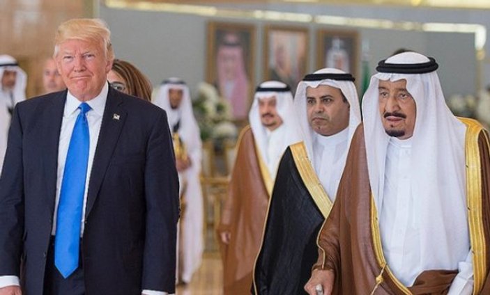 Trump'tan Suudi Kralı'na: Bizsiz kendinizi koruyamazsınız