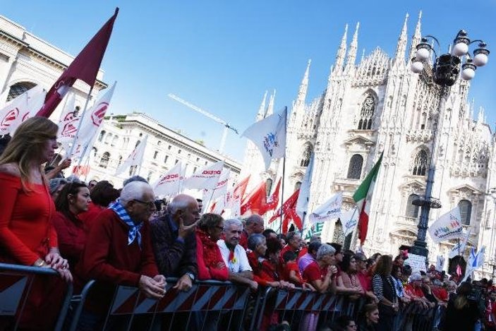 İtalya'da yabancı düşmanlığı protesto edildi