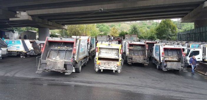 Beşiktaş Belediyesi işçileri iş bıraktı