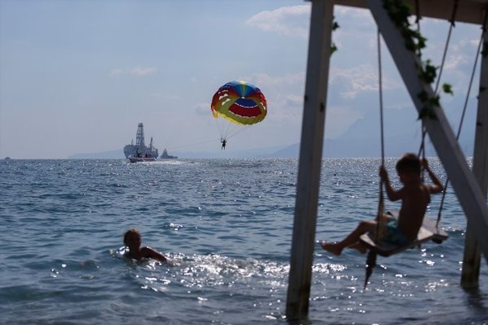 Antalya'da ekim ayında deniz keyfi