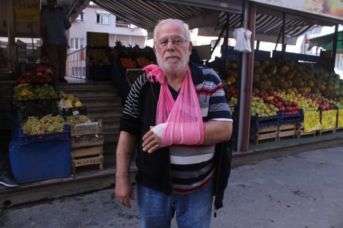 İzmir'de 2 pitbull yaşlı adama saldırdı