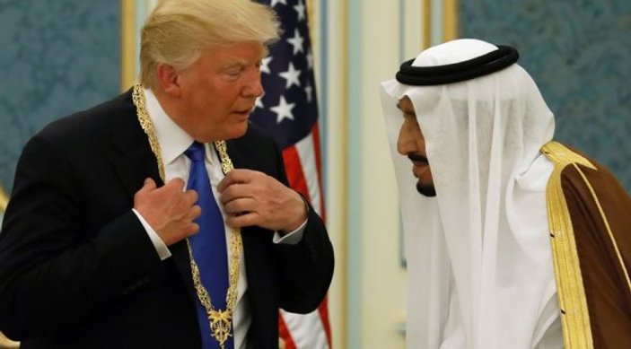 Trump: Biz olmasak Kral Selman 2 hafta dayanamaz