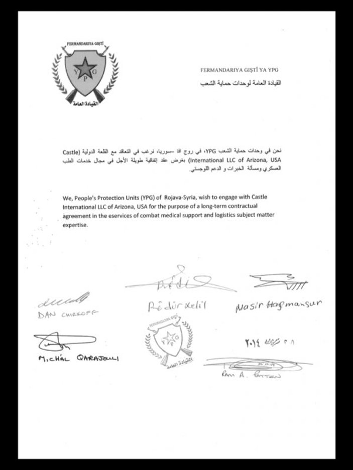 ABD'li sağlık kuruluşu YPG ile tıbbi anlaşma imzaladı