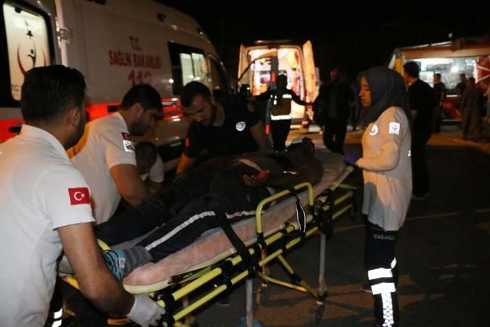 Adıyaman'da karakol önünde kavga: 15 yaralı