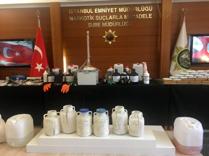 İstanbul'da peynir bidonu içerisinden uyuşturucu çıktı