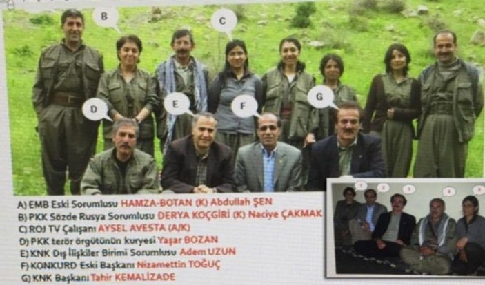 Teröristlerle fotoğrafı olan HDP Batman İl Başkanı tutuklandı