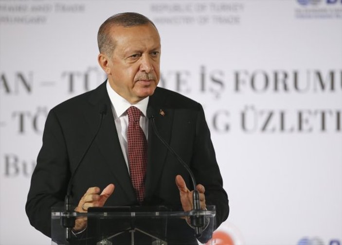 Başkan Erdoğan'ın Türkiye-Macaristan İş Forumu konuşması