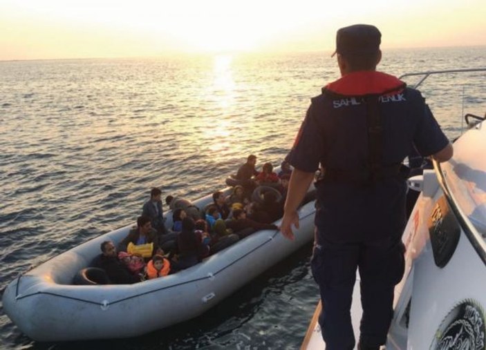 Didim’de 50 kaçak göçmen yakalandı