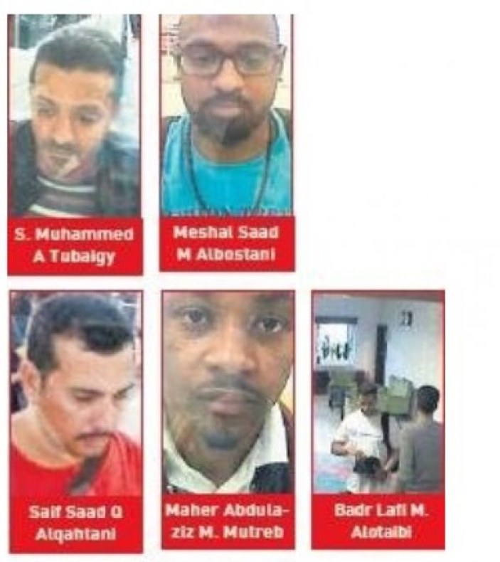 Türkiye'ye gelen 15 kişilik Suudi timi tespit edildi