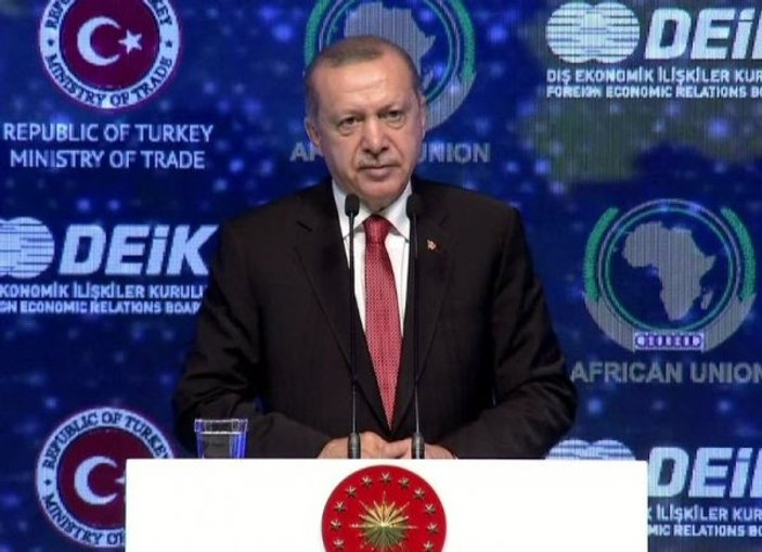 Başkan Erdoğan Türkiye-Afrika İş Forumu'nda