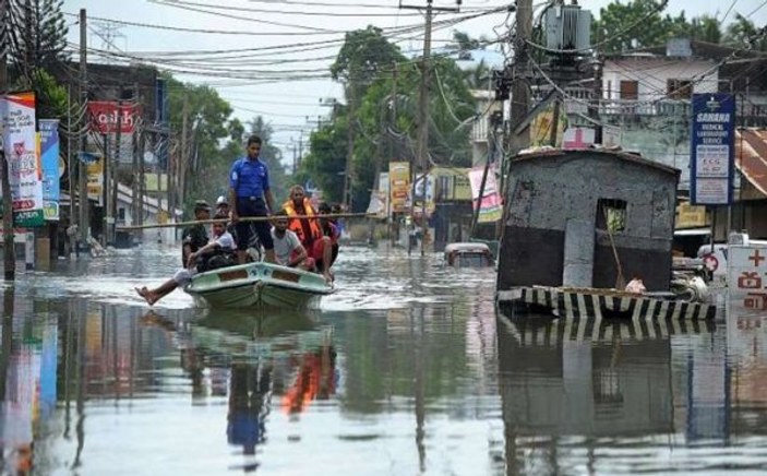 Sri Lanka'da yağışlar 12 kişinin ölümüne neden oldu