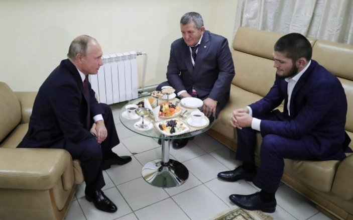 Putin, Nurmagomedov'u tebrik etti