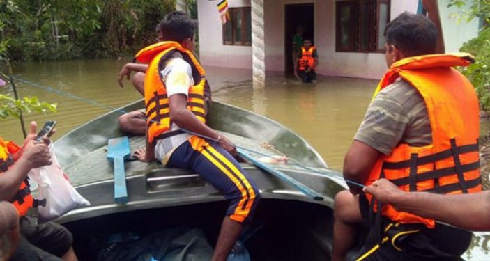 Sri Lanka'da yağışlar 12 kişinin ölümüne neden oldu