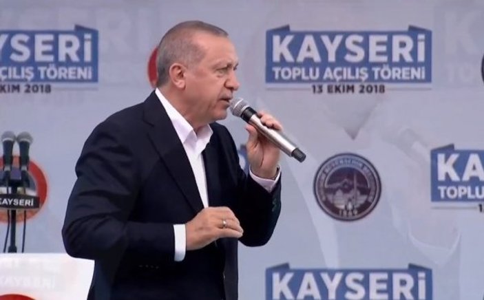 Başkan Erdoğan, Kayseri'de
