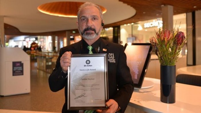Avustralya’da hayat kurtaran Türk'e kahramanlık ödülü