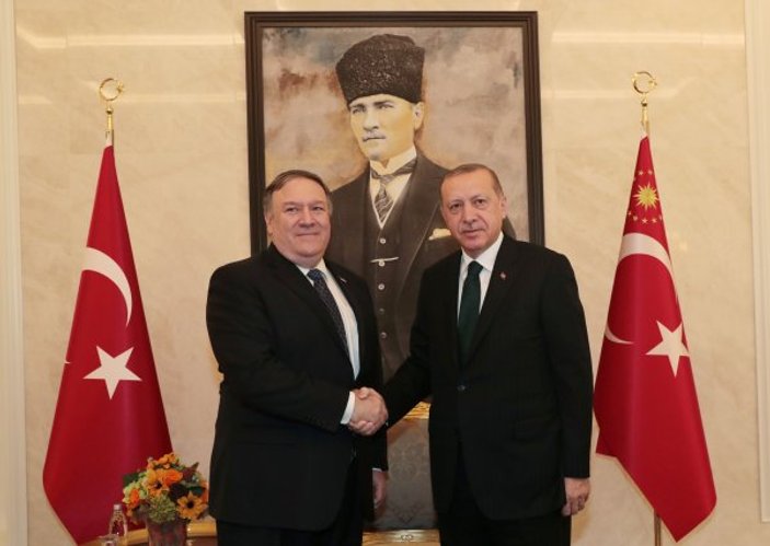 Pompeo Başkan Erdoğan ile görüştü
