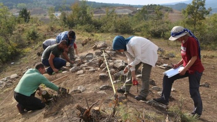 Kahin Tepe'de Karadeniz'in ilk taş atölyesine rastlandı