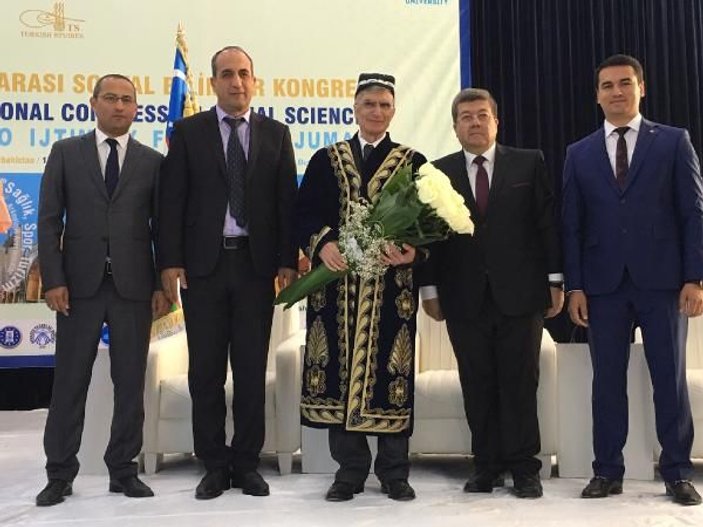 Aziz Sancar'a Özbekistan'dan fahri doktora