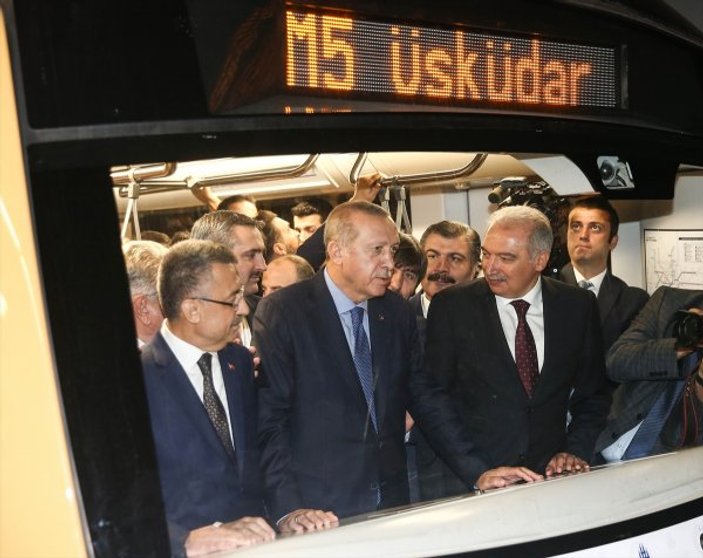 Üsküdar-Çekmeköy metrosu açıldı
