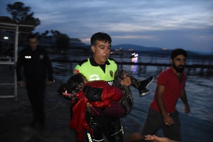 Bodrum'da mülteci teknesi battı