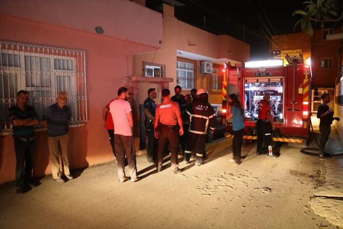 Adana'da alkollü bir kişi yanlışlıkla evini yaktı