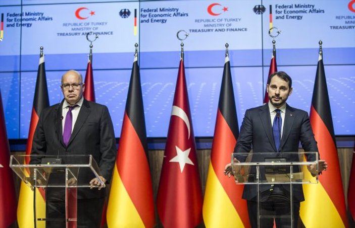 Bakan Albayrak ile Alman Ekonomi Bakanından ortak açıklama