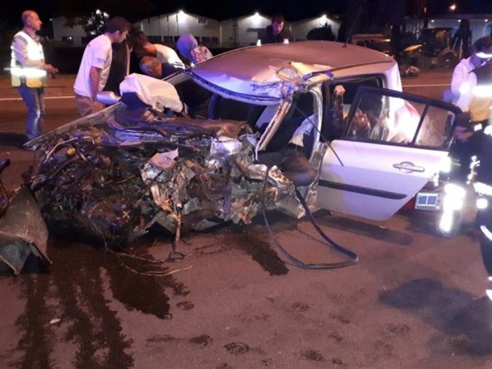 Samsun'da korkunç trafik kazası