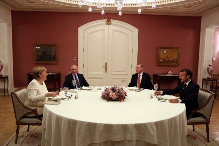 4’lü Suriye Zirvesi sonrası liderler yemekte buluştu