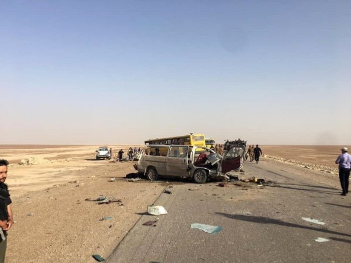 Irak’ta turist otobüsü kaza yaptı: 10 ölü