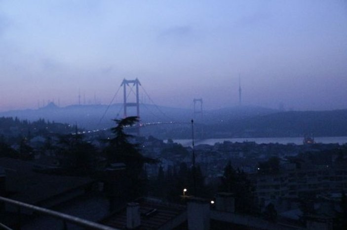 İstanbul’da sabah saatlerinde sis etkili oldu