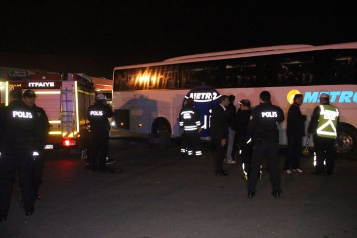 Konya'da kuzenini askere uğurladığı otobüs canını aldı