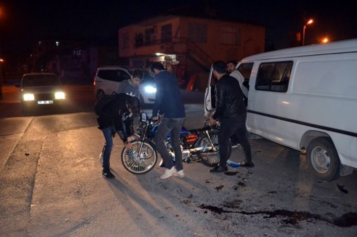Aksaray'da trafik kazası: 1 ölü 1 yaralı